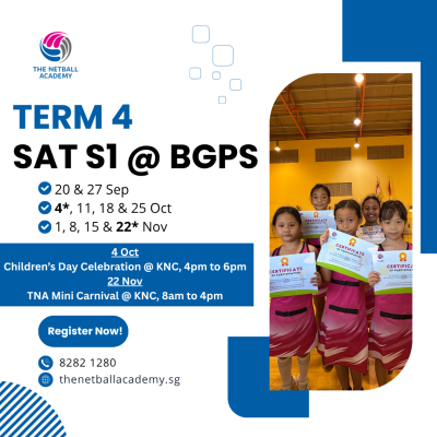 Saturday Session 1 @ BGPS Term 4 2025 *6yo to 8yo only*