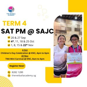 Saturday PM @ SAJC Term 4 2025 *13yo to 16yo only*