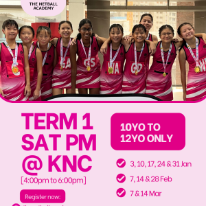 Saturday PM @ KNC Term 1 2026 *10yo to 12yo only*