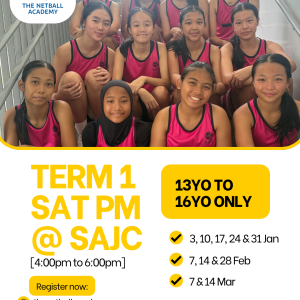 Saturday PM @ SAJC Term 1 2026 *13yo to 16yo only*