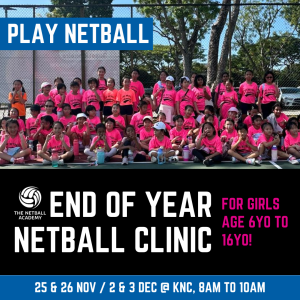 EOY Holiday Netball Clinic