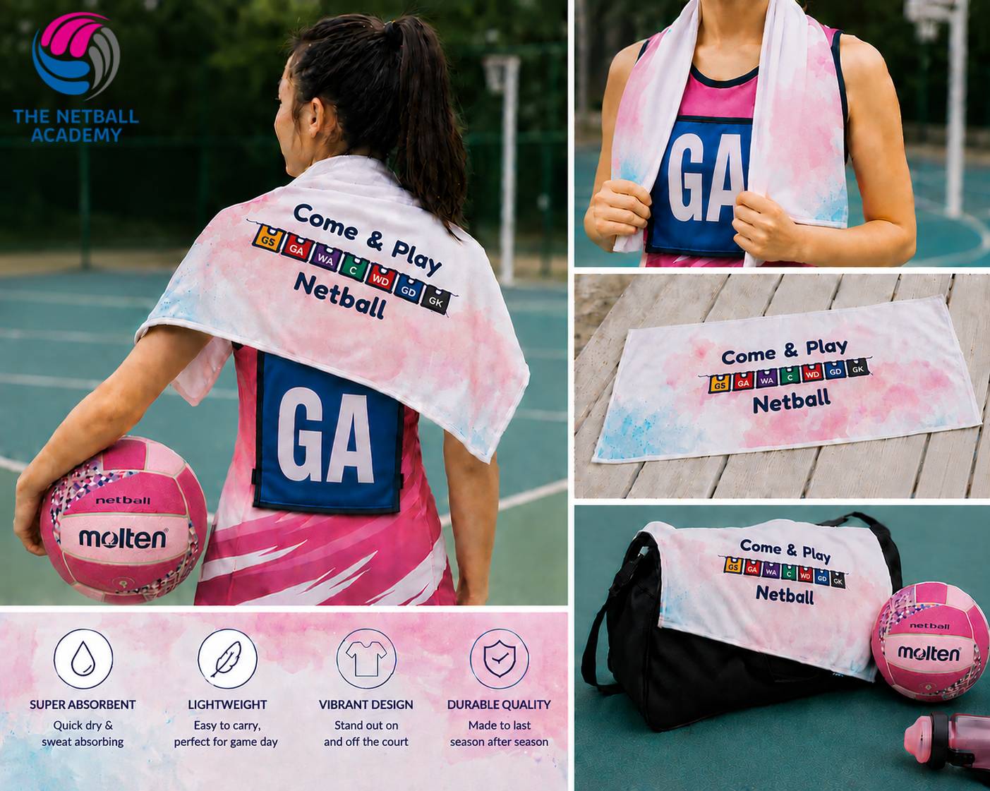TNA Netball Towel